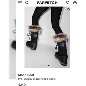 Moon Boot Monaco hi top boots